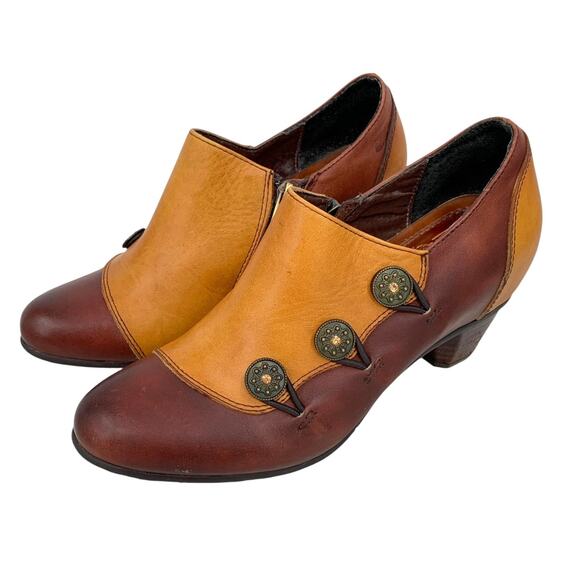 Spring Step L'Artiste Dress Pump Shoes Womens 37 Booties - Picture 1 of 7